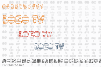 Loco TV Font