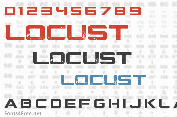 Locust Resistance Font