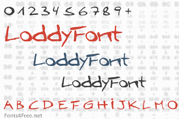 LoddyFont Font