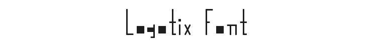 Logotix Font Preview