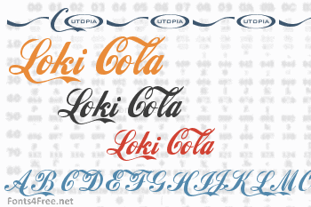 Loki Cola Font