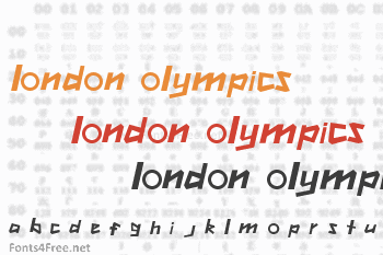 London Olympics 2012 Font