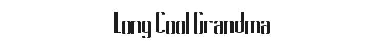 Long Cool Grandma Font