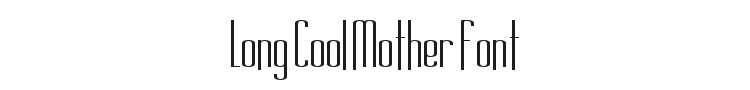 Long Cool Mother Font Preview