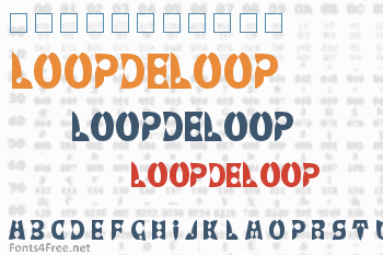 LoopDeLoop Font