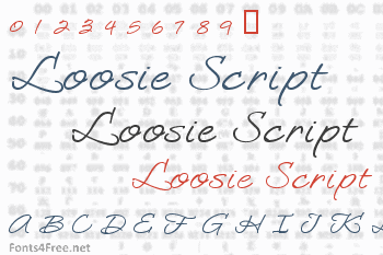 Loosie Script Font
