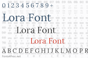 Lora Font