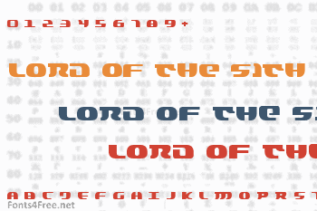 Lord of the Sith Font
