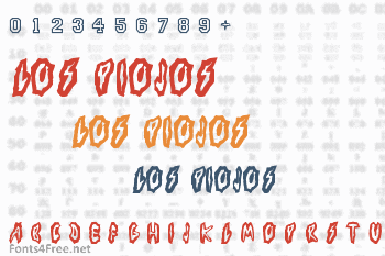 Los Piojos Font