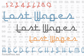 Lost Wages Font