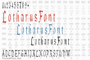 Lotharus Font