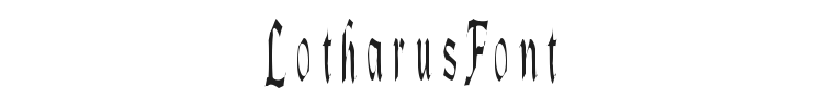 Lotharus Font