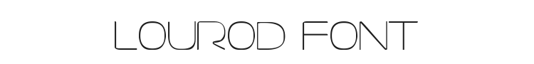 Lourod Font Preview