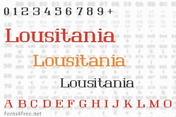 Lousitania Font