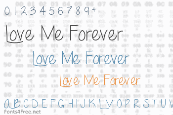 Love Me Forever Font