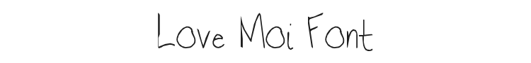 Love Moi Font Preview