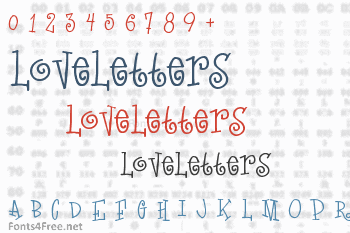 LoveLetters Font