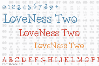 LoveNess Two Font