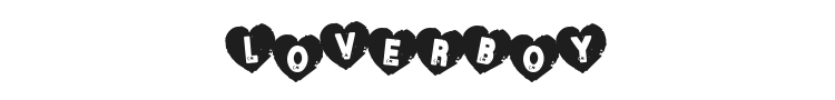 Loverboy Font Preview