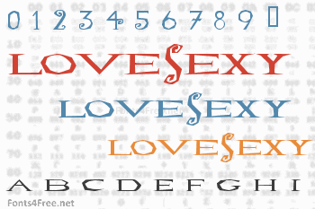 LoveSexy Font