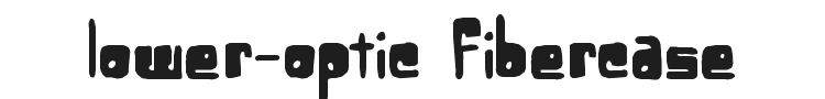 Lower-Optic Fibercase Font