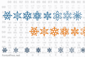 LP Snowflake Font