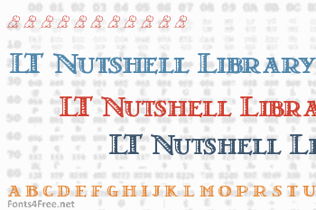 LT Nutshell Library Font