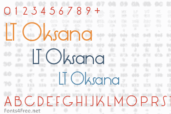 LT Oksana Font