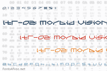 LTR-02: Morbid Vision Font