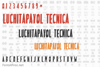 LuchitaPayol Tecnica Font