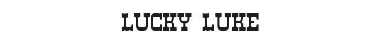 Lucky Luke Font Preview
