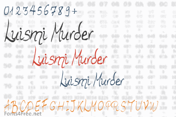 Luismi Murder Font