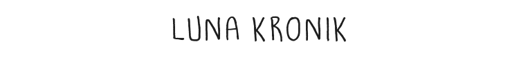 Luna Kronik Font Preview