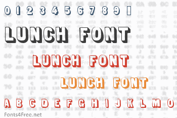 Lunch Font