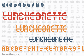 Luncheonette Font