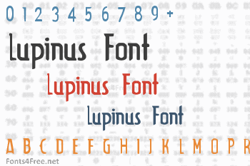 Lupinus Font