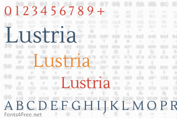 Lustria Font