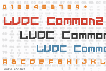 LVDC Common2 Font