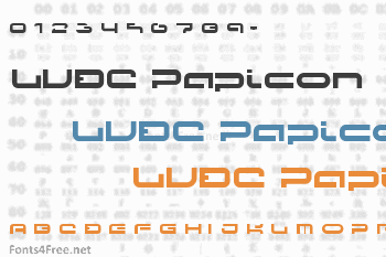 LVDC Papicon Font