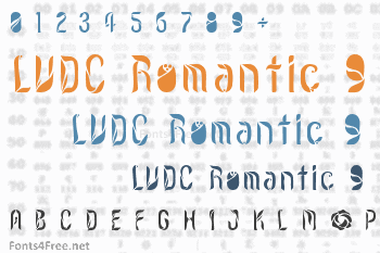 LVDC Romantic 9 Font