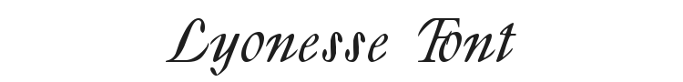 Lyonesse Font Preview