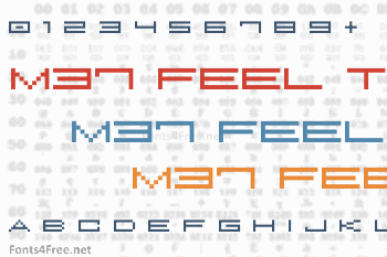 M37 Feel The Bit Font