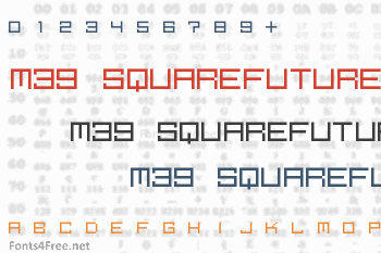 M39 Squarefuture Font