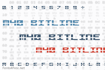 M40 Bitline Font