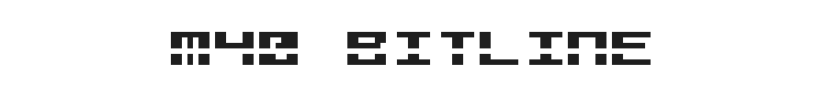 M40 Bitline Font