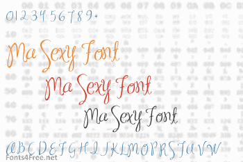 Ma Sexy Font