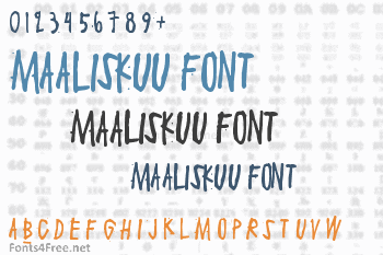 Maaliskuu Font