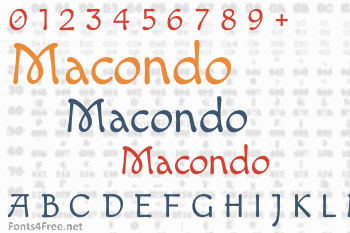 Macondo Font