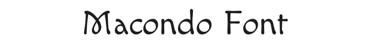 Macondo Font