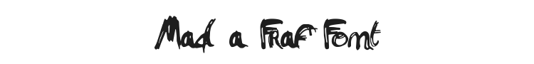 Mad a Fraf Font Preview